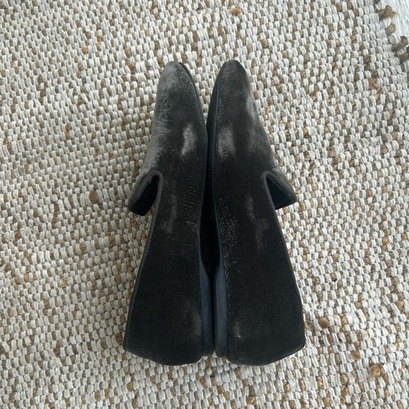 Birdies The Starling Velvet Flat Black Brown Women’s Slip On Loafers Size 7.5 - Picture 5 of 7